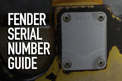 fendi numero de serie|Fender Serial Number Guide – Andy Baxter Bass & Guitars.